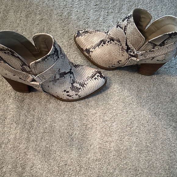 Snakeskin Ankle Boots - Picture 2 of 3